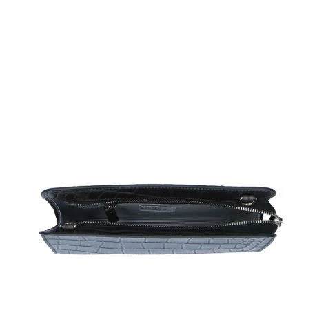 LouLou Essentiels Vintage Croco Silver Crossbody Black 4 LouLou Essentiels Vintage Croco Silver Crossbody Black - Afbeelding 4