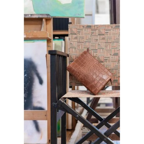 LouLou Essentiels Vintage Croco Silver Crossbody Black 6 LouLou Essentiels Vintage Croco Silver Crossbody Black - Afbeelding 6