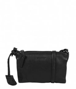 Burkely Just Jolie Double Zip Crossbody Bag Black New