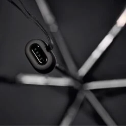 Senz Micro Foldable Paraplu Pure Black -Mode Tassenwinkel 1010 0900 5 1