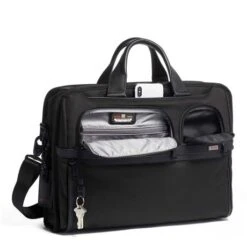 Tumi Alpha Compact Large Laptop Brief 17" Black -Mode Tassenwinkel 117302 1041 04