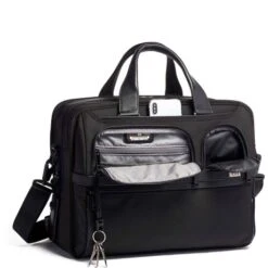 Tumi Alpha Expandable Organizer Laptop 15" Brief Black -Mode Tassenwinkel 117305 1041 03