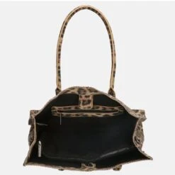Zebra Natural Bag Kartel Lisa Leopard -Mode Tassenwinkel 121205516 231005 luipaard 34x14x28 5 1