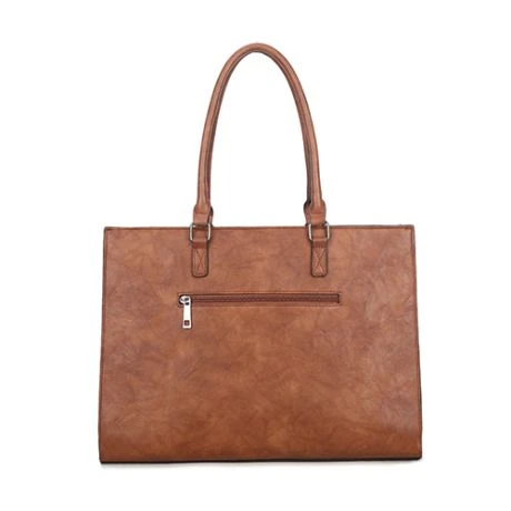 Wimona Franca Schoudertas Laptop 13.3" Cognac 4 Wimona Franca Schoudertas Laptop 13.3" Cognac - Afbeelding 4
