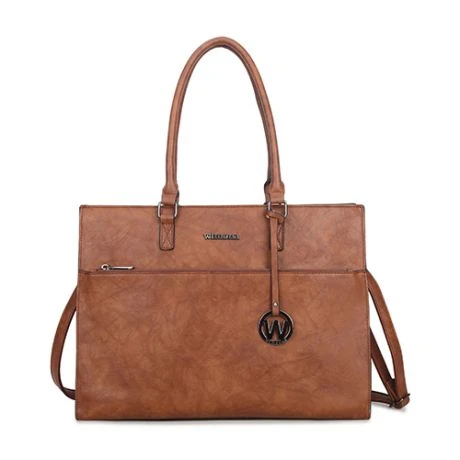 Wimona Franca Schoudertas Laptop 13.3" Cognac 1 Wimona Franca Schoudertas Laptop 13.3" Cognac
