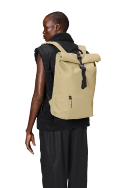 Rains Rolltop 16" Rucksack Sand -Mode Tassenwinkel 13320 sand women 1