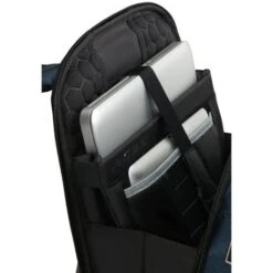 Samsonite Pro-DLX 6 Laptop Backpack 14.1" Blue -Mode Tassenwinkel 147139 1090 pro dlx 6 backpack 14.1 laptop compartment