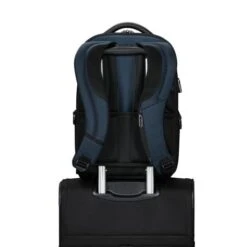 Samsonite Pro-DLX 6 Laptop Backpack 14.1" Blue -Mode Tassenwinkel 147139 1090 pro dlx 6 backpack 14.1 smart sleeve