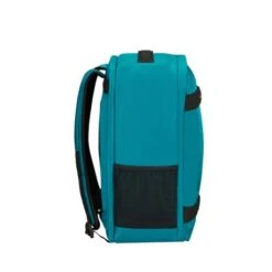 American Tourister Urban Track Cabin Backpack Verdigris Blue -Mode Tassenwinkel 147626 a029 urban track cabin backpack side