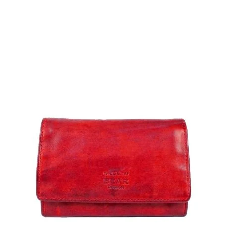 Bear Design Cow Lavato Diana Portemonnee Red 1 Bear Design Cow Lavato Diana Portemonnee Red