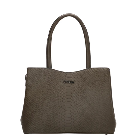Charm London Woolwich Shopper Olive Green 2 Charm London Woolwich Shopper Olive Green - Afbeelding 2
