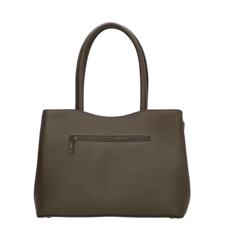 Charm London Woolwich Shopper Olive Green 3 Charm London Woolwich Shopper Olive Green - Afbeelding 3
