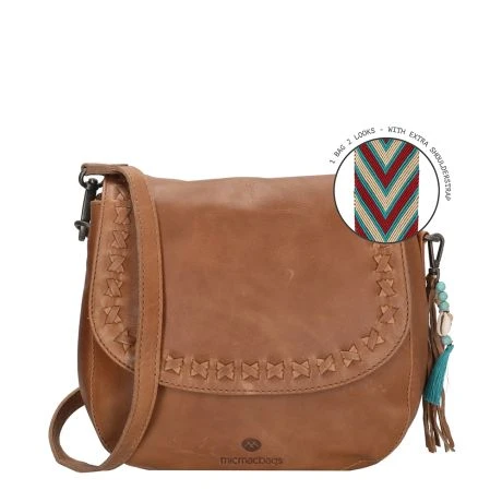 Micmacbags Friendship Klep Schoudertas Bruin 1 Micmacbags Friendship Klep Schoudertas Bruin