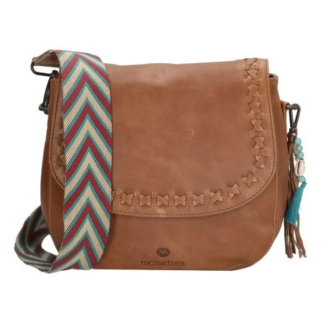 Micmacbags Friendship Klep Schoudertas Bruin 2 Micmacbags Friendship Klep Schoudertas Bruin - Afbeelding 2