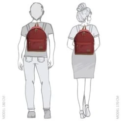 Enrico Benetti Santiago Rugtas 14" Bordeaux 11 Enrico Benetti Santiago Rugtas 14" Bordeaux -Mode Tassenwinkel 200301814 46158 bordeaux 30x15x43 5