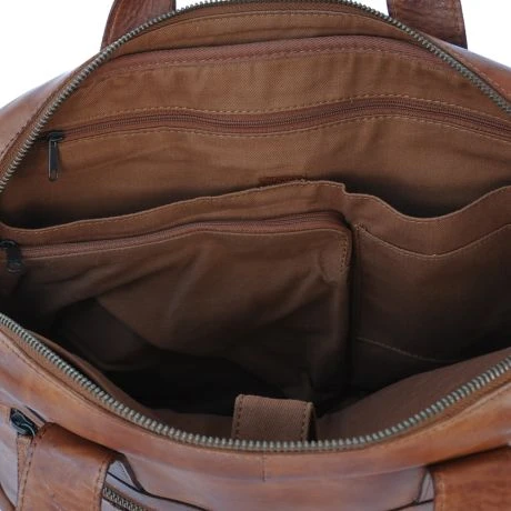 Bear Design Cow Lavato Hugo Schoudertas Cognac 5 Bear Design Cow Lavato Hugo Schoudertas Cognac - Afbeelding 5