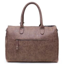 Wimona Fabiana One Schoudertas Cognac 6 Wimona Fabiana One Schoudertas Cognac -Mode Tassenwinkel 2021 kleur cognac achterkant