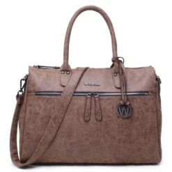 Wimona Fabiana One Schoudertas Cognac