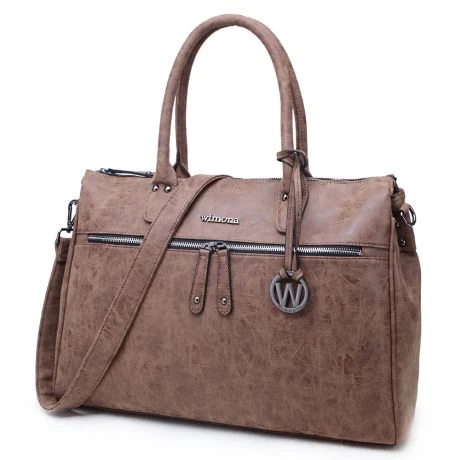 Wimona Fabiana One Schoudertas Cognac 2 Wimona Fabiana One Schoudertas Cognac - Afbeelding 2