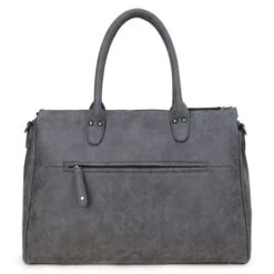 Wimona Fabiana One Schoudertas Grey -Mode Tassenwinkel 2021 kleur grijs achterkant