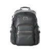 Tumi Alpha Bravo Navigation Leather Backpack Black
