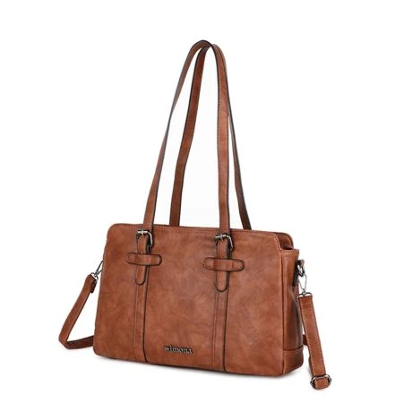 Wimona Angelina Schoudertas Cognac 2 Wimona Angelina Schoudertas Cognac - Afbeelding 2