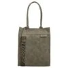 Zebra Natural Bag Merel Kartel Shopper Olijfgroen