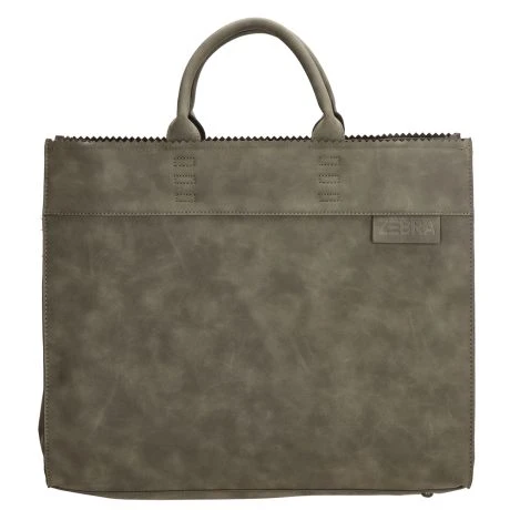 Zebra Natural Bag Kartel Merel Handtas Olijfgroen 2 Zebra Natural Bag Kartel Merel Handtas Olijfgroen - Afbeelding 2