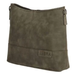 Zebra Natural Bag Kartel Schoudertas Merel Olijfgroen -Mode Tassenwinkel 20545029 6