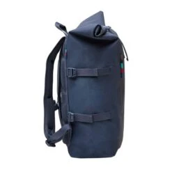 GOT BAG RollTop Backpack 15" Ocean Blue 8 GOT BAG RollTop Backpack 15" Ocean Blue -Mode Tassenwinkel 210209 rolltop ocean 03 side compressed