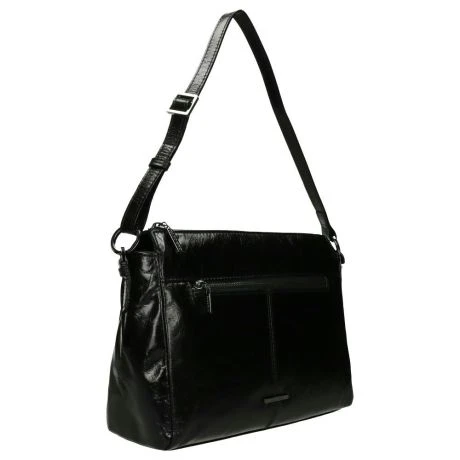 Claudio Ferrici Pelle Vecchia Shoulder Bag Black 3 Claudio Ferrici Pelle Vecchia Shoulder Bag Black - Afbeelding 3