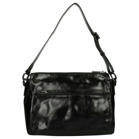 Claudio Ferrici Pelle Vecchia Shoulder Bag Black 2 Claudio Ferrici Pelle Vecchia Shoulder Bag Black - Afbeelding 2