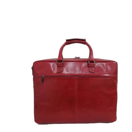 Claudio Ferrici Pelle Vecchia Workbag 15" Red 3 Claudio Ferrici Pelle Vecchia Workbag 15" Red - Afbeelding 3
