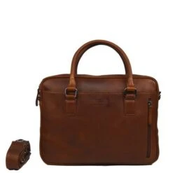 DSTRCT Premium Collection Laptopbag 14" Cognac 6 DSTRCT Premium Collection Laptopbag 14" Cognac -Mode Tassenwinkel 230030 cognac 2