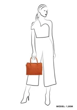 Zebra Natural Bag Lisa XS Handtas Brique -Mode Tassenwinkel 231008601 3