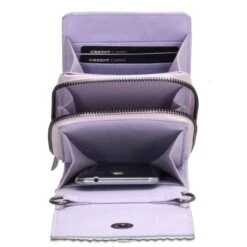 Zebra Natural Bag Noé Telefoontasje Lila Paars -Mode Tassenwinkel 231010014 4