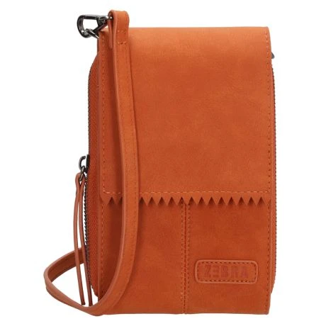 Zebra Natural Bag Noé Telefoontasje Brique 1 Zebra Natural Bag Noé Telefoontasje Brique