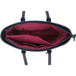 Wimona Kyara Schoudertas Zwart -Mode Tassenwinkel 3010 kleur zwart binnenkant