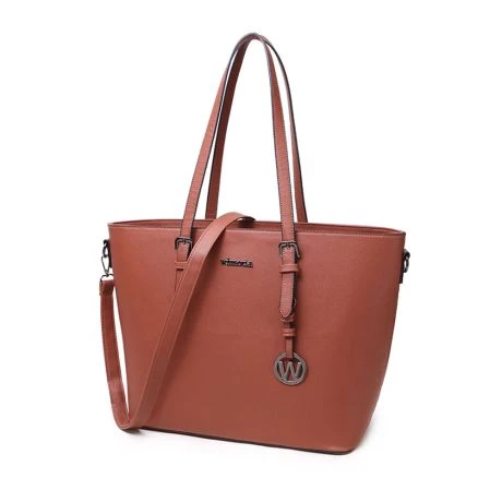 Wimona Kyara-One Schoudertas Cognac 2 Wimona Kyara-One Schoudertas Cognac - Afbeelding 2