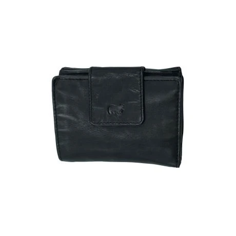 Bear Design Cow Lavato Jill Dames Portemonnee CL16211 Black 2 Bear Design Cow Lavato Jill Dames Portemonnee CL16211 Black - Afbeelding 2