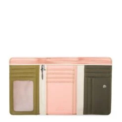 Mywalit Medium Tri-Fold Wallet Outer Zip Portemonnee Olive -Mode Tassenwinkel 363 149 3