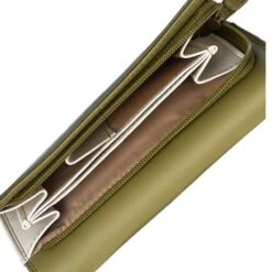 Mywalit Medium Tri-Fold Wallet Outer Zip Portemonnee Olive -Mode Tassenwinkel 363 149 4