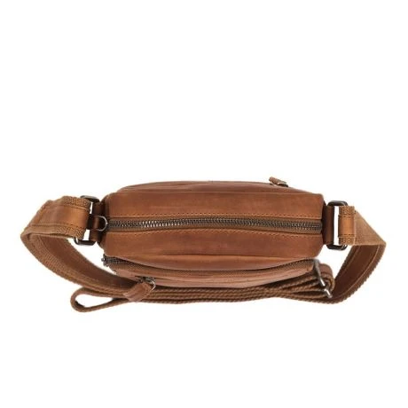 Chesterfield Birmingham Schoudertas Cognac 4 Chesterfield Birmingham Schoudertas Cognac - Afbeelding 4