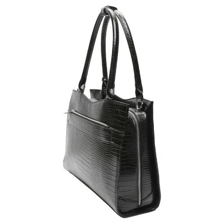 Socha Businessbag Croco 14-15.6" Crocodile Jet Black 9 Socha Businessbag Croco 14-15.6" Crocodile Jet Black - Afbeelding 9