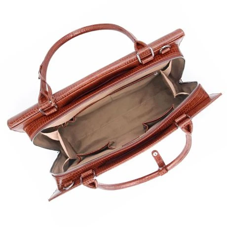 Socha Businessbag Silver Tip 15.6" Brown 14 Socha Businessbag Silver Tip 15.6" Brown - Afbeelding 14