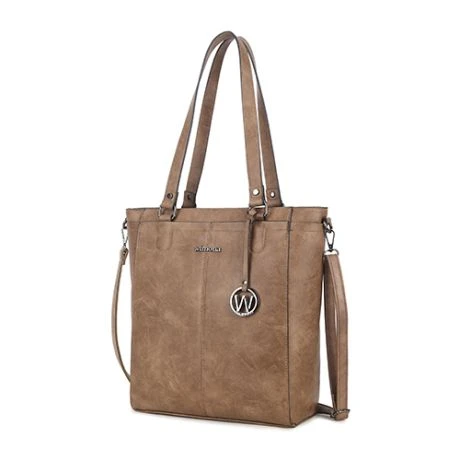 Wimona Fatma Shopper Laptop 13.3" Taupe 2 Wimona Fatma Shopper Laptop 13.3" Taupe - Afbeelding 2