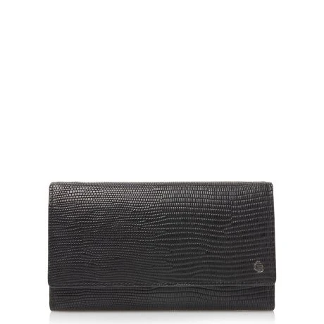 Castelijn & Beerens Donna Dames Portemonnee Overslag 6 Pasjes RFID Zwart 1 Castelijn & Beerens Donna Dames Portemonnee Overslag 6 Pasjes RFID Zwart