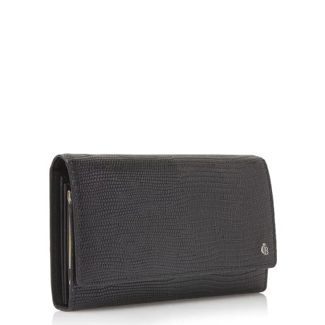 Castelijn & Beerens Donna Dames Portemonnee Overslag 6 Pasjes RFID Zwart 3 Castelijn & Beerens Donna Dames Portemonnee Overslag 6 Pasjes RFID Zwart - Afbeelding 3