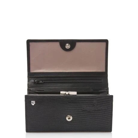 Castelijn & Beerens Donna Dames Portemonnee Overslag 6 Pasjes RFID Zwart 4 Castelijn & Beerens Donna Dames Portemonnee Overslag 6 Pasjes RFID Zwart - Afbeelding 4