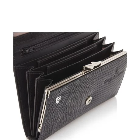 Castelijn & Beerens Donna Dames Portemonnee Overslag 6 Pasjes RFID Zwart 6 Castelijn & Beerens Donna Dames Portemonnee Overslag 6 Pasjes RFID Zwart - Afbeelding 6